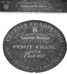 Міжнародна реєстрація торговельної марки № 442466: Laurent Perrier PINOT FRANC