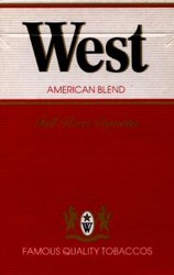 Міжнародна реєстрація торговельної марки № 480568: West AMERICAN BLEND Full Flavor Cigarettes