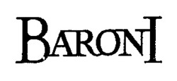 Міжнародна реєстрація торговельної марки № 497340: BARONI