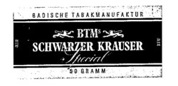 Міжнародна реєстрація торговельної марки № 516281: BTMs SCHWARZER KRAUSER