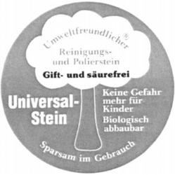 Міжнародна реєстрація торговельної марки № 551001: Universal-Stein