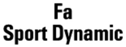 Міжнародна реєстрація торговельної марки № 551368: Fa Sport Dynamic