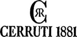 Міжнародна реєстрація торговельної марки № 557698: CR CERRUTI 1881