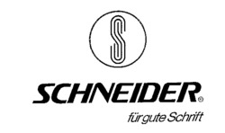 Міжнародна реєстрація торговельної марки № 560430: SCHNEIDER für gute Schrift