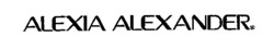 Міжнародна реєстрація торговельної марки № 576881: ALEXIA ALEXANDER