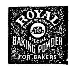 Міжнародна реєстрація торговельної марки № 577739: ROYAL BAKING POWDER FOR BAKERS