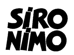 Міжнародна реєстрація торговельної марки № 579098: SIRO NIMO