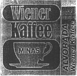 Міжнародна реєстрація торговельної марки № 585132: Wiener Kaffee MINAS