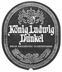 Міжнародна реєстрація торговельної марки № 594607: König Ludwig Dunkel EDLES BAYERISCHES TRADITIONSBIER
