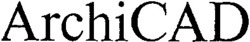 Міжнародна реєстрація торговельної марки № 604075: ArchiCAD
