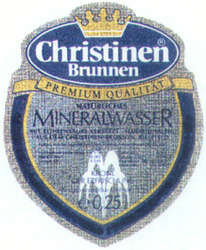 Міжнародна реєстрація торговельної марки № 608344: Christinen Brunnen