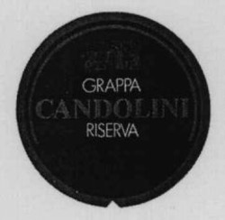 Міжнародна реєстрація торговельної марки № 614714: GRAPPA CANDOLINI RISERVA
