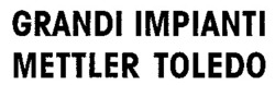 Міжнародна реєстрація торговельної марки № 615948: GRANDI IMPIANTI METTLER TOLEDO