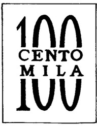 Міжнародна реєстрація торговельної марки № 620789: 100 CENTO MILA