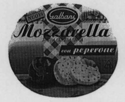 Міжнародна реєстрація торговельної марки № 621786: Galbani Mozzarella con peperone