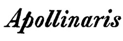 Міжнародна реєстрація торговельної марки № 626013: Apollinaris