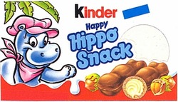 Міжнародна реєстрація торговельної марки № 626847: Kinder Happy Hippo Snack