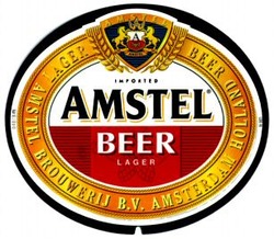 Міжнародна реєстрація торговельної марки № 630168: AMSTEL BEER LAGER