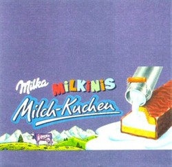 Міжнародна реєстрація торговельної марки № 631794: Milka MiLKiNiS Milch-Kuchen