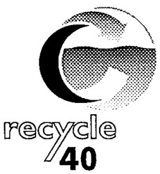 Міжнародна реєстрація торговельної марки № 638141: recycle 40