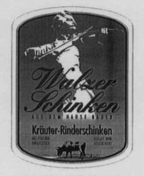 Міжнародна реєстрація торговельної марки № 638914: Walzer Schinken Kräuter-Rinderschinken