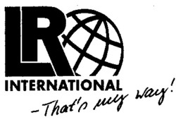 Міжнародна реєстрація торговельної марки № 645842: LR INTERNATIONAL - That's my way!