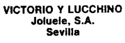 Міжнародна реєстрація торговельної марки № 649796: VICTORIO Y LUCCHINO Joluele, S.A. Sevilla