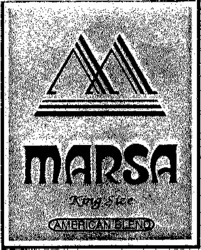 Міжнародна реєстрація торговельної марки № 652509: M MARSA King Size AMERICAN BLEND