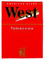 Міжнародна реєстрація торговельної марки № 654524: AMERICAN BLEND West Tobaccos Full Flavor