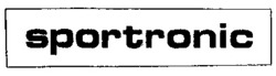 Міжнародна реєстрація торговельної марки № 654660: sportronic