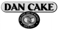 Міжнародна реєстрація торговельної марки № 656829: DAN CAKE THE FINE ART OF BAKING SINCE 1931