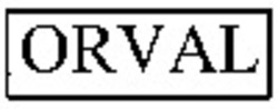 Міжнародна реєстрація торговельної марки № 658891: ORVAL