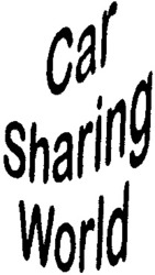 Міжнародна реєстрація торговельної марки № 660830: Car Sharing World