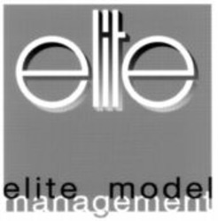 Міжнародна реєстрація торговельної марки № 663734: elite elite model management