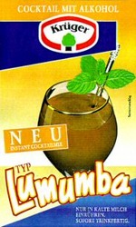 Міжнародна реєстрація торговельної марки № 664560: COCKTAIL MIT ALKOHOL Krüger NEU INSTANT COCKTAILMIX TYP Lumumba
