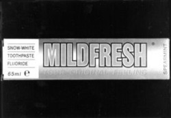 Міжнародна реєстрація торговельної марки № 668741: MILDFRESH YOUR ORIGINAL FEELING SNOW-WHITE TOOTHPASTE FLUORIDE