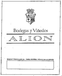 Міжнародна реєстрація торговельної марки № 671623: A M Bodegas y Viñedos ALION