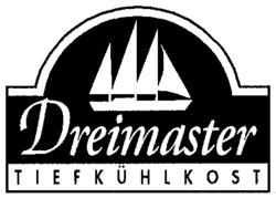 Міжнародна реєстрація торговельної марки № 671861: Dreimaster TIEFKÜHLKOST