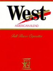 Міжнародна реєстрація торговельної марки № 675374: West AMERICAN BLEND Full Flavor Cigarettes