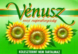 Міжнародна реєстрація торговельної марки № 678587: Vénusz 100 % napraforgoolaj KOLESZTERINT NEM TARTALMAZ
