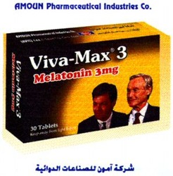 Міжнародна реєстрація торговельної марки № 683279: AMOUN Pharmaceutical Industries Co. Viva-Max 3 Melatonin