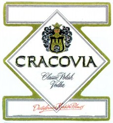 Міжнародна реєстрація торговельної марки № 684266: CRACOVIA Classic Polish Vodka Destylernia Kraków Polmos