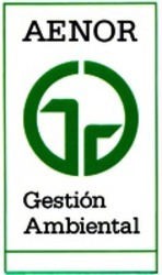 Міжнародна реєстрація торговельної марки № 684921: AENOR G Gestión Ambiental