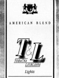 Міжнародна реєстрація торговельної марки № 691243: AMERICAN BLEND T&L TOBACNA LJUBLJANA Lights