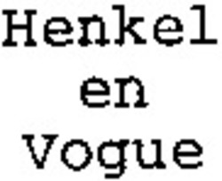 Міжнародна реєстрація торговельної марки № 691540: Henkel en Vogue