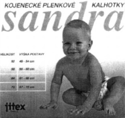 Міжнародна реєстрація торговельної марки № 692729: KOJENECKÉ PLENKOVÉ KALHOTKY Sandra iitex