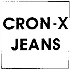 Міжнародна реєстрація торговельної марки № 693367: CRON-X JEANS