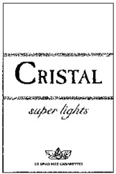 Міжнародна реєстрація торговельної марки № 697240: CRISTAL super lights