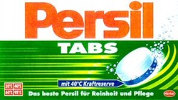 Міжнародна реєстрація торговельної марки № 700553: Persil TABS Das beste persil für Reinheit und Pflege