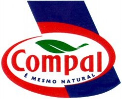 Міжнародна реєстрація торговельної марки № 701227: Compal É MESMO NATURAL